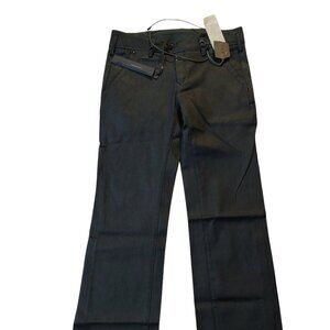 Retro G-Star Raw 3301 Loose Wide Leg Chino Deeptone Raw Indigo Blue Sz 27 NWT